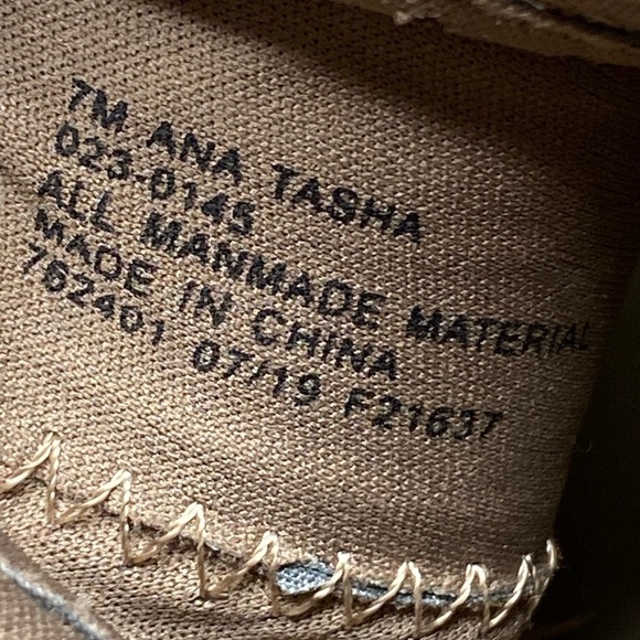 a.n.a A New Approach Women’s Brown Peep Toe Booties Tasha 7M - Picture 10 of 16